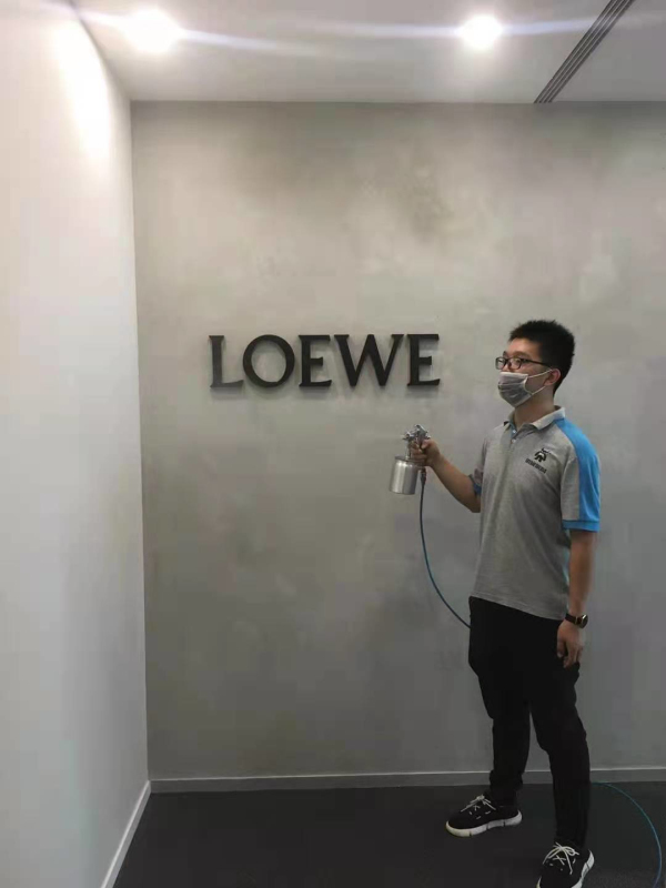 LVMH集团新职场除甲醛空气净化现场